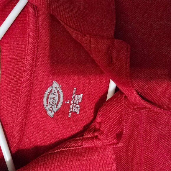 Dickies Red Polo Large - Picture 3 of 3